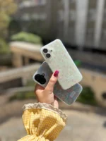 قاب يخي ريبون و گل آيفوني (کدC2058) - تصویر 2