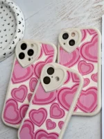 قاب قلب صورتی کبریتی (کدC2036) - تصویر 3