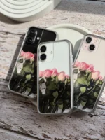 قاب گل رز صورتی (کدC2064) - تصویر 2